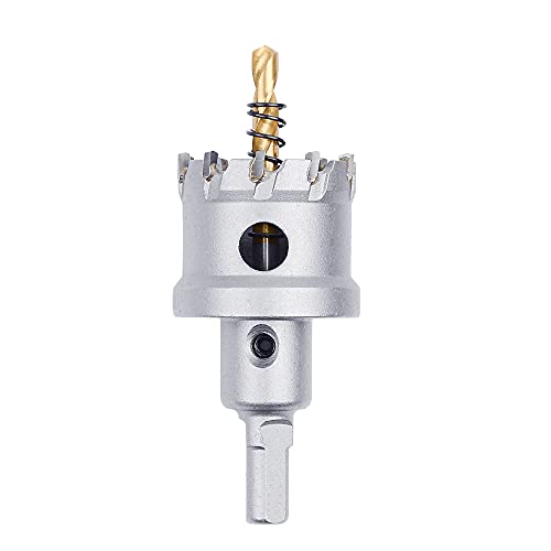 GUICGOC 32mm / 1-1/4 inch Metal Steel Hole Saw Drill Bit, Metal Hole Cutter for Thick Metal,Stainless Steel,Iron and Wood (32mm / 1-1/4inch) - Image 4