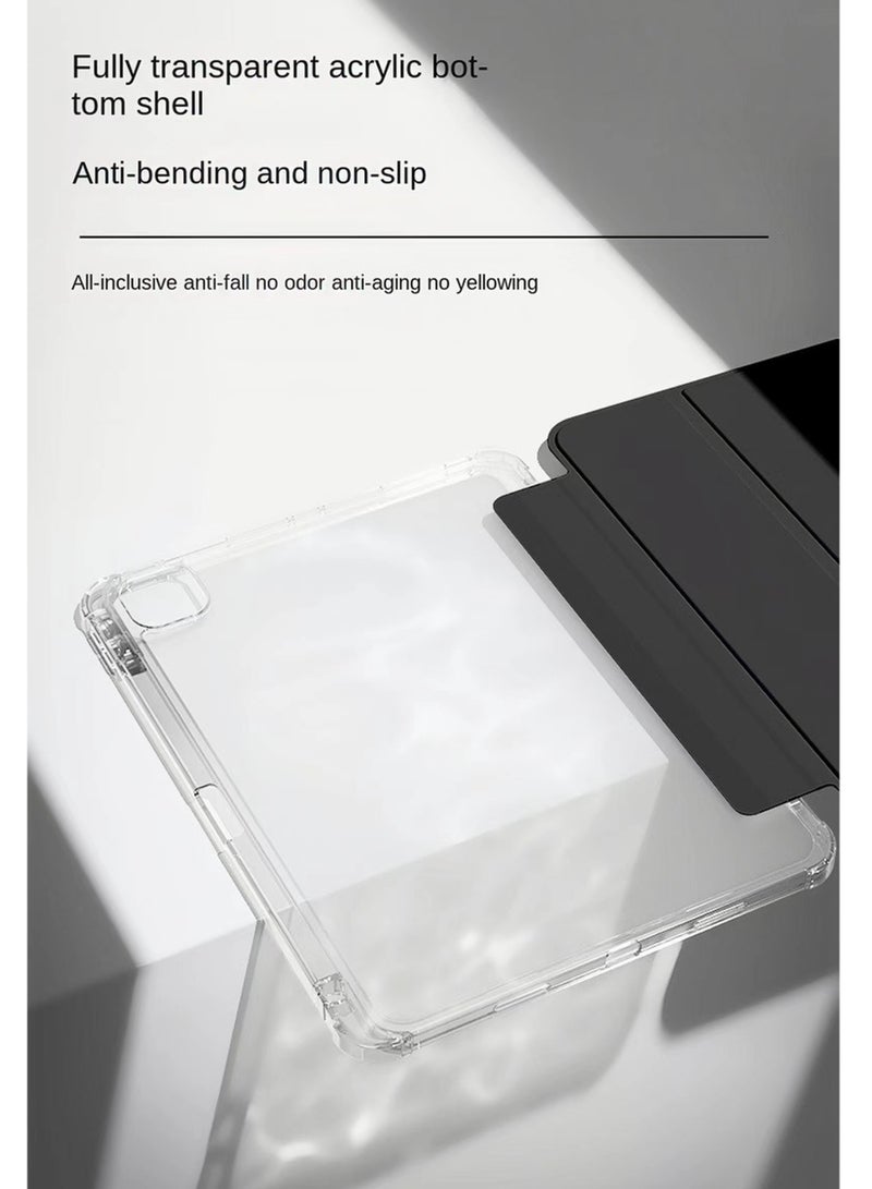 Smart Tri-Fold Smart Tablet Case for Apple iPad2018/2020/2021/2022 (Pro11-inch), Highly Transparent TPU Protective Case with Folio Multi-Layer Hard Case - Image 4