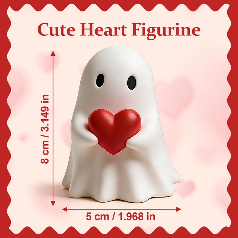 donciety Valentines Day gifts for Him Her Wome, Ghost Figurine Ghost Decor,Funny Ghost Statue Ghost Figurine Ghost Statue Cute Valentines Day gifts, Props Tabletop Home Best Gift for Valentines Weddings - Image 2