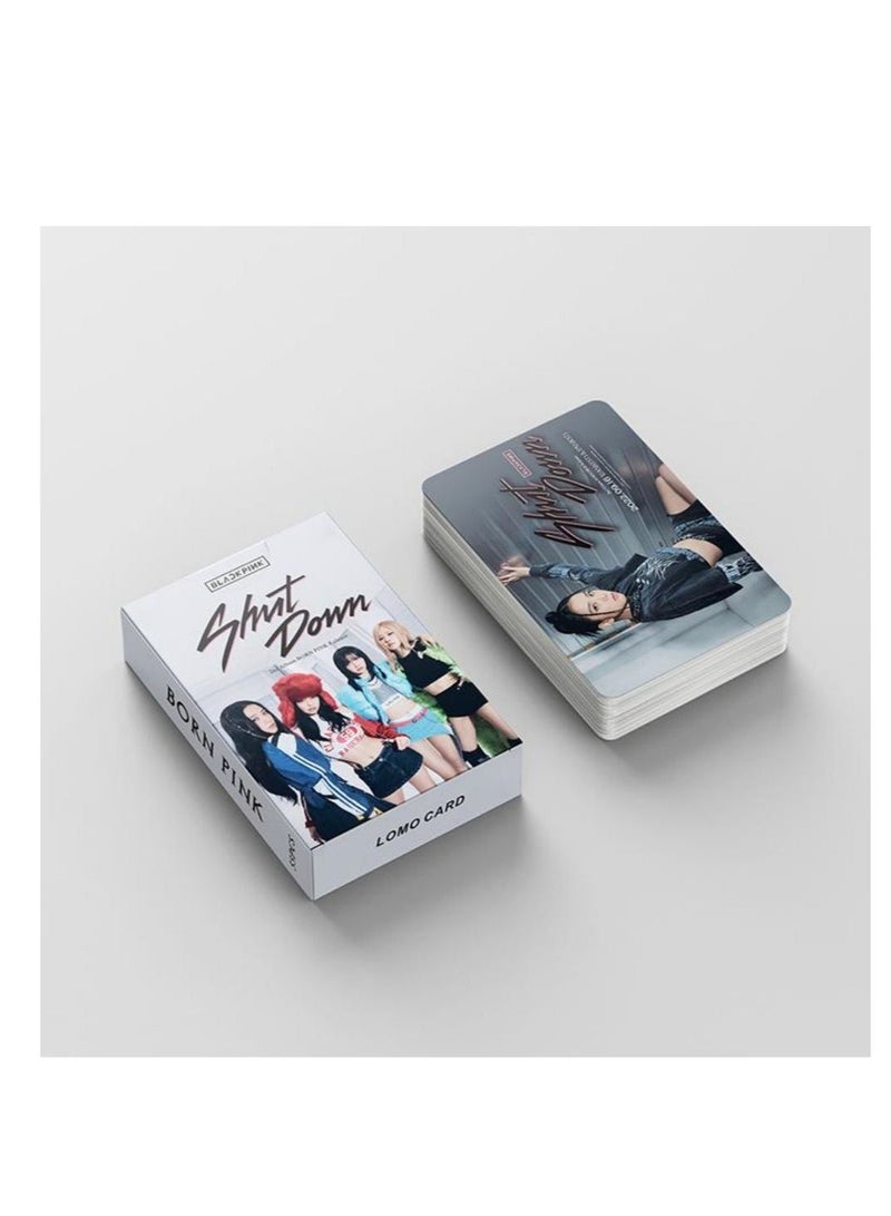 Generic 55 BLACKPINK Photo Cards BORN PINK Album Shut Down Idol Photo Cards Collection Cards  - Image 4