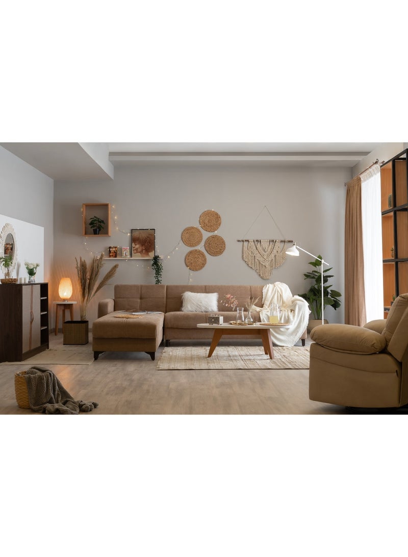 Smart Furniture CARPI L-shape -( RIGHT - MOCHA ) - Image 4