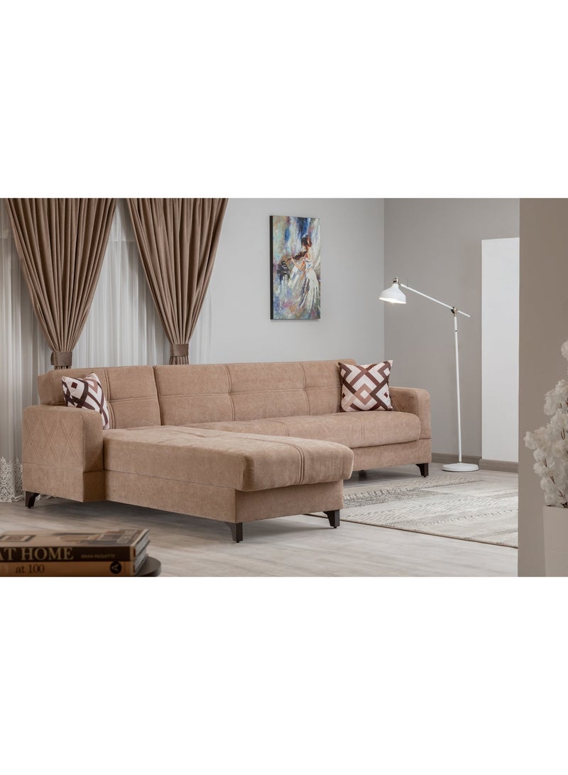Smart Furniture CARPI L-shape -( RIGHT - MOCHA ) - Image 1