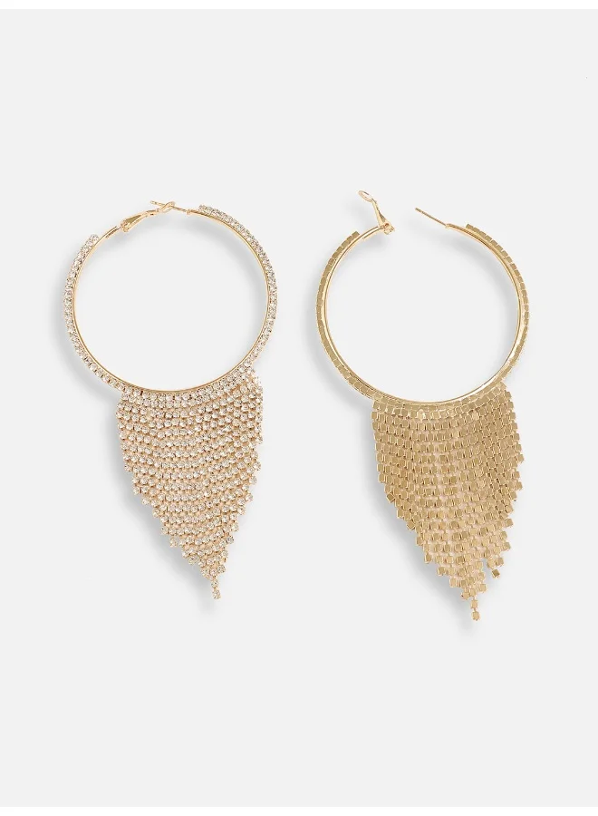 SOHI Party Artificial Hoop Earring Jewellery