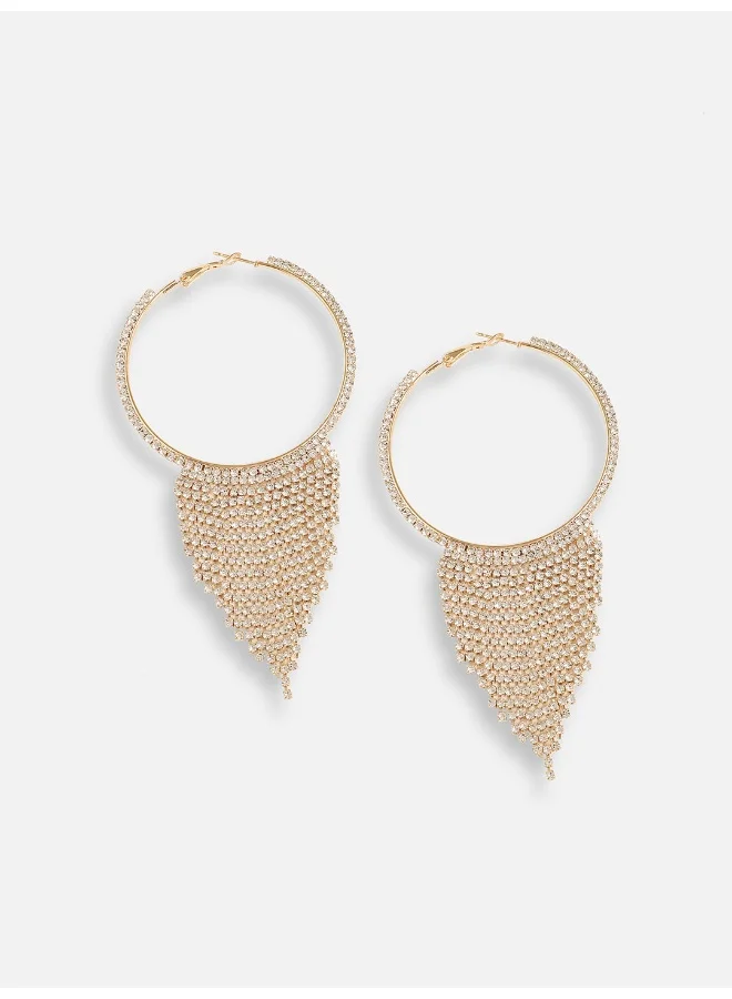 SOHI Party Artificial Hoop Earring Jewellery