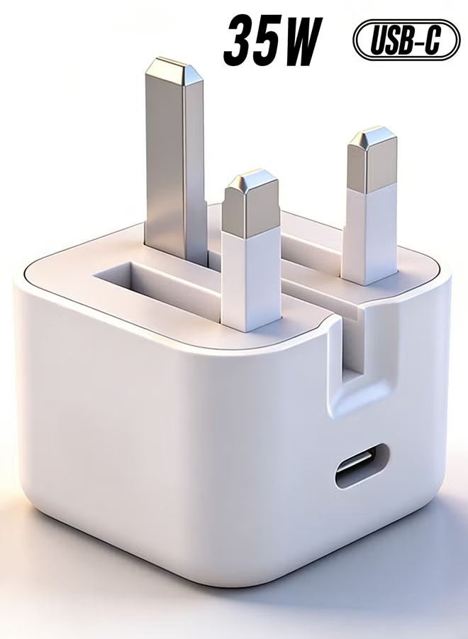 superzyouth Superzyouth usb-c Fast Charger Adapter Dual Port Compact Wall Charger 35W ZAA76D7C0FE676D665176Z