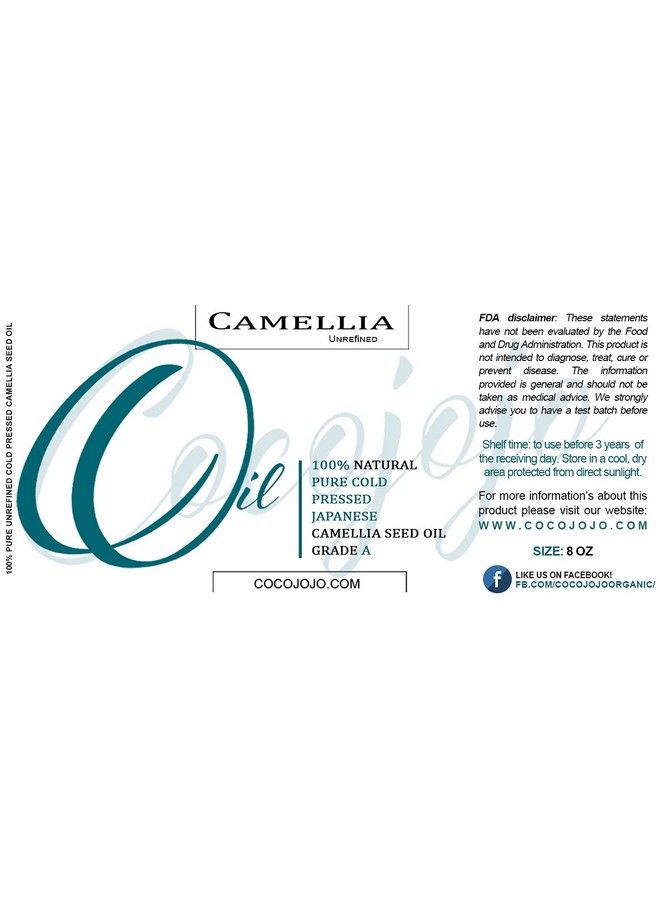 Dr Joe Lab Japanese Camellia Seed Oil 100% Pure Unrefined Cold Pressed Nongmo Bulk Carrier 8 Oz For Skin Hair Nails Body Facial Hair Hydrating Moisturizing Vegan Nourishing Packaging May Vary - Image 5