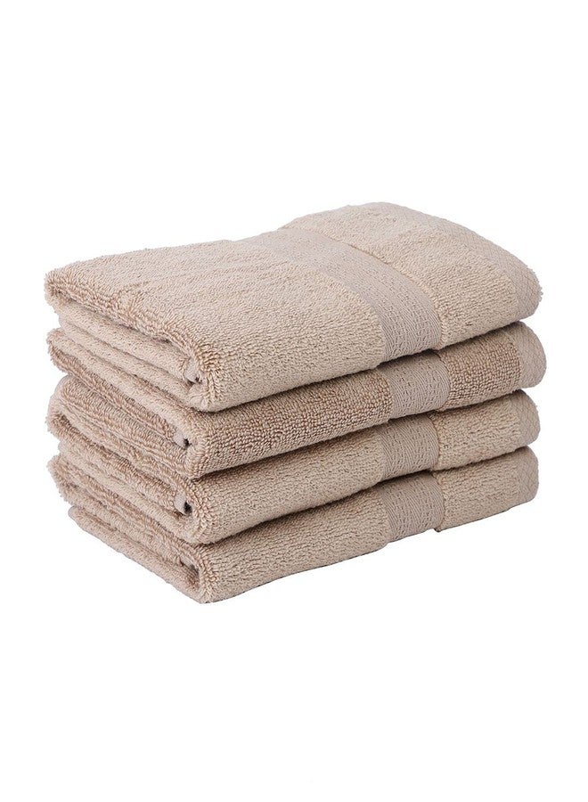 BIANCA Ultra Soft Zero Twist 100% Cotton Towel (Aerocore Tech) -4pc Hand Towel (Paradiso) - Super Absorbent, Fluffy, AeroCore Organic Technology - for Men, Women, Gym, Kitchen Solid-Wheat - Image 2