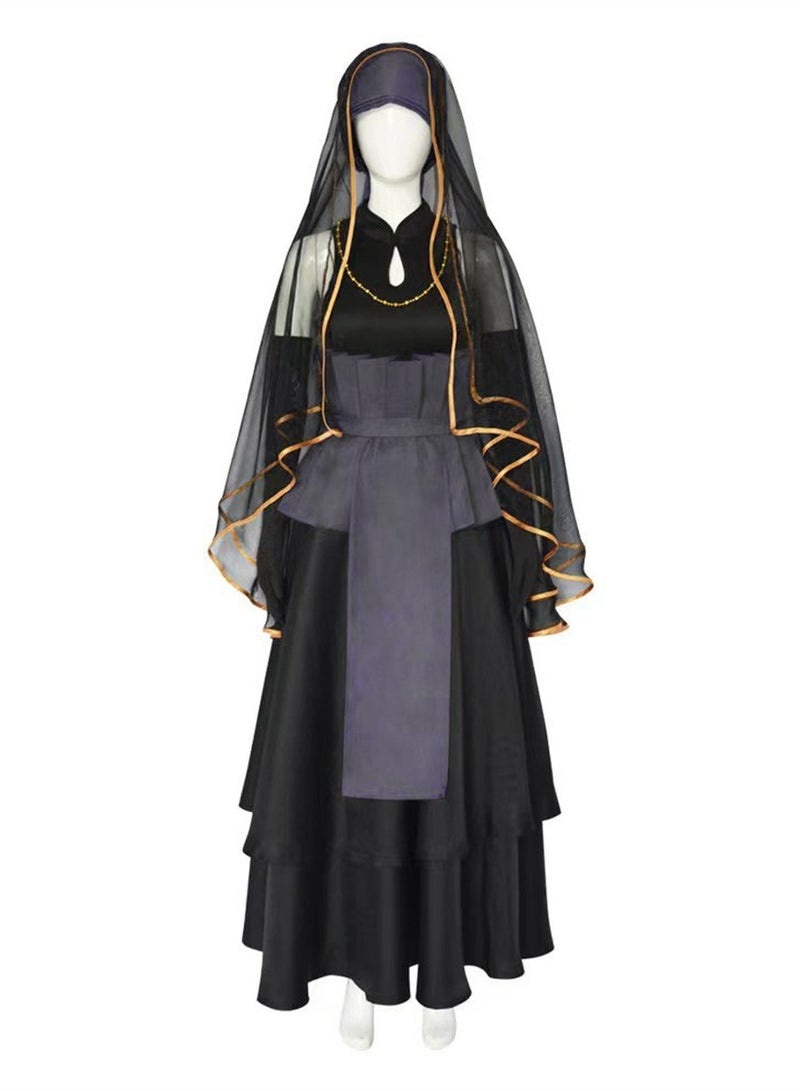 Hyuga Hinata wedding dress cos costume Naruto cosplay costume stage dress up costume - Image 1