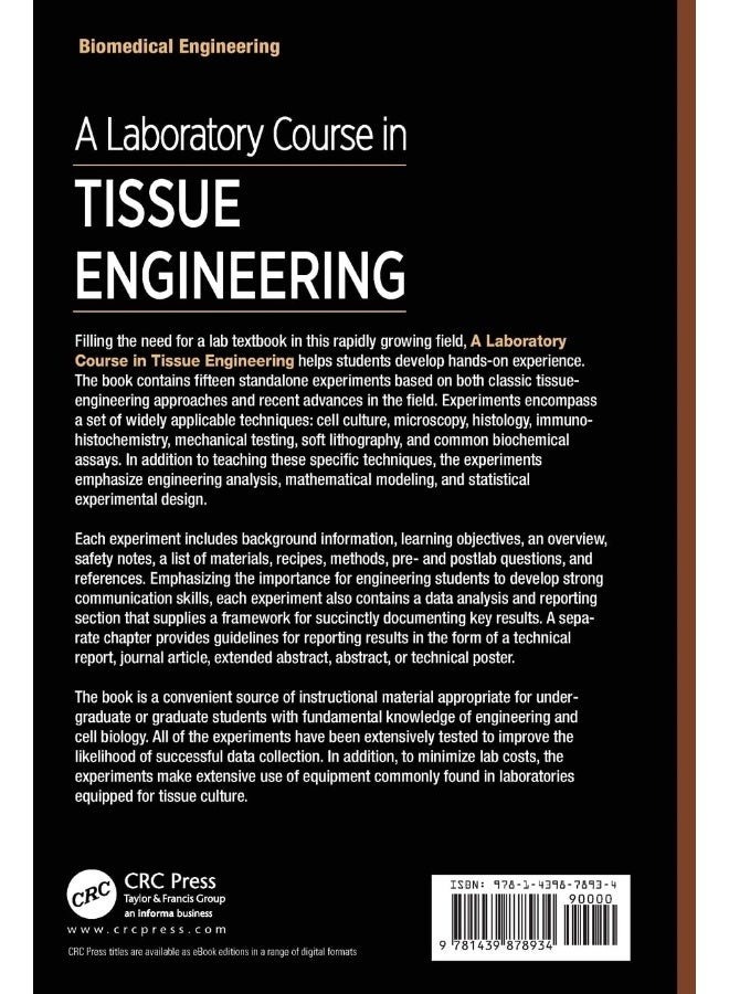 CRC Press A Laboratory Course in Tissue Engineering  - Image 2