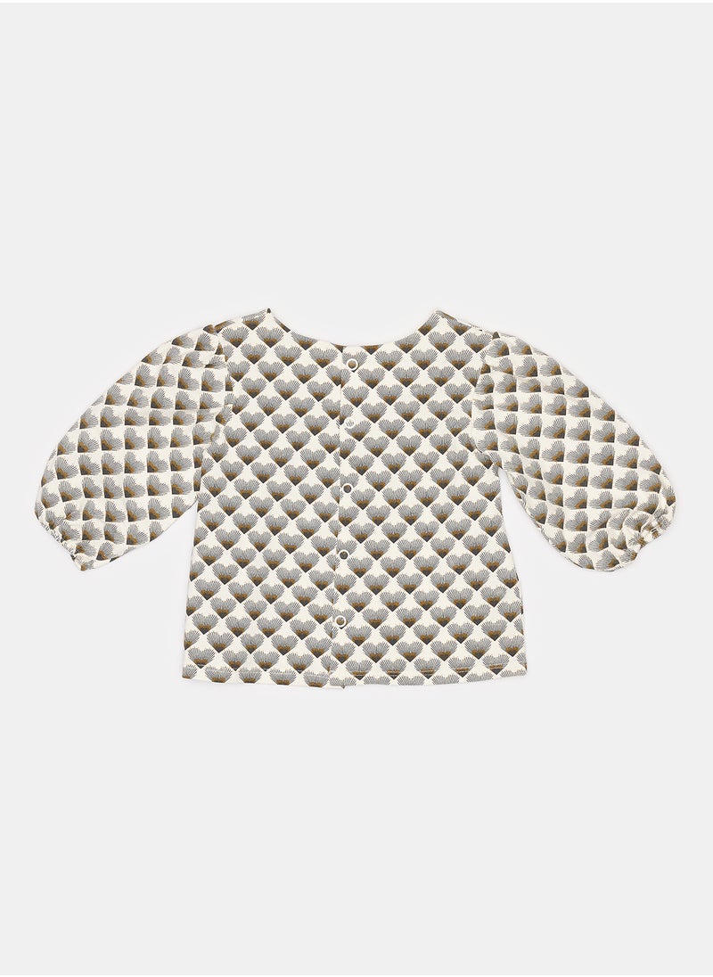 OBAIBI Grey T-Shirt for Girls  - Image 2