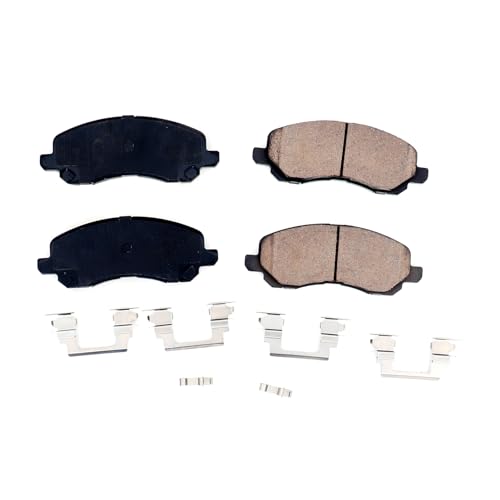 HICKS Front Brake Pad Set D866 Compatible with 2007-2017 Jeep Compass, 2008-2014 Dodge Avenger, 2002-2012 Mitsubishi Galant - Image 1