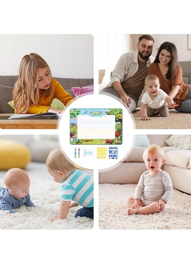 Water Painting Mat, Watercolor Mat - Educational Toy | Easy to Use, No Mess, Aesthetical Creative Doodle Mat for Christmas Birthday Gift for Boys and Girls - Image 5