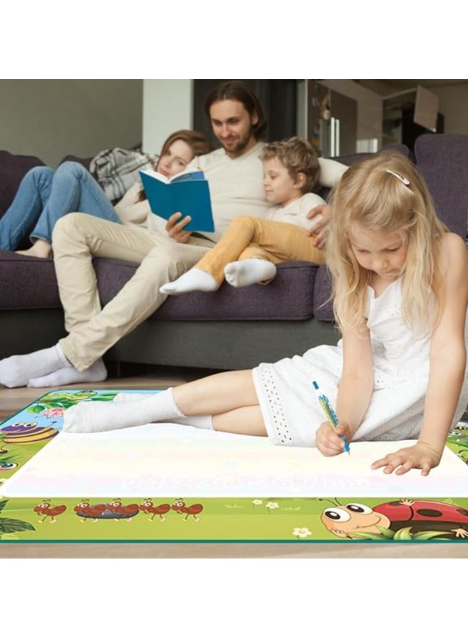 Water Painting Mat, Watercolor Mat - Educational Toy | Easy to Use, No Mess, Aesthetical Creative Doodle Mat for Christmas Birthday Gift for Boys and Girls - Image 2