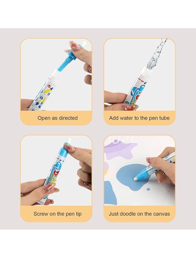 Water Painting Mat, Watercolor Mat - Educational Toy | Easy to Use, No Mess, Aesthetical Creative Doodle Mat for Christmas Birthday Gift for Boys and Girls - Image 4