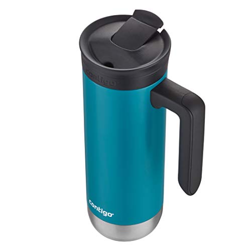Contigo Superior 2.0 Stainless Steel Travel Mug with Handle Leak-Proof Lid Double-Wall Insulation for Hot & Cold Beverages, 20oz, Juniper, Ideal for Commuting and Travel - Image 4