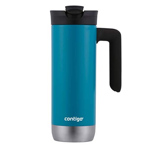 Contigo Superior 2.0 Stainless Steel Travel Mug with Handle Leak-Proof Lid Double-Wall Insulation for Hot & Cold Beverages, 20oz, Juniper, Ideal for Commuting and Travel - Image 2
