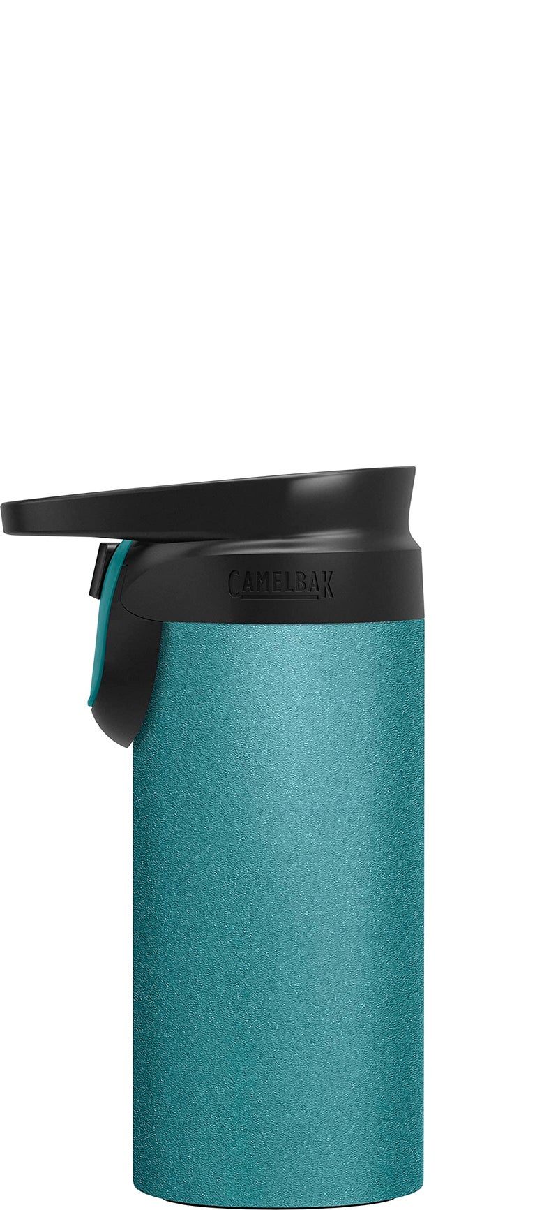 Camelbak Forge Flow Coffee & Travel Mug  Insulated Stainless Steel - Non-Slip Silicon Base - Easy One-Handed Operation - 12Oz  Lagoon - Image 4