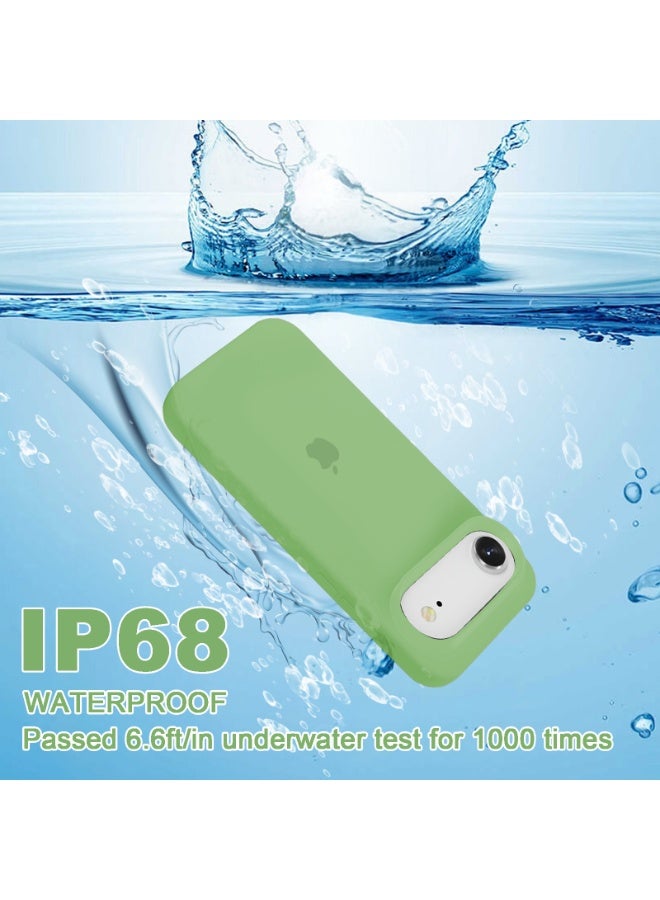 ULELAY iPhone Air Protective Case, Silicone Material, Shock-Resistant with Camera Lens Protection and Control Button Coverage, Anti-Shock Mobile Phone Protective Cover, Compatible with MagSafe Accessories,Green - Image 5