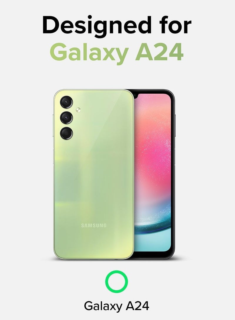 إلترازون Samsung Galaxy A24 4G Case – Liquid Soft Silicone Protective Cover, Anti-Scratch & Shockproof - Image 2