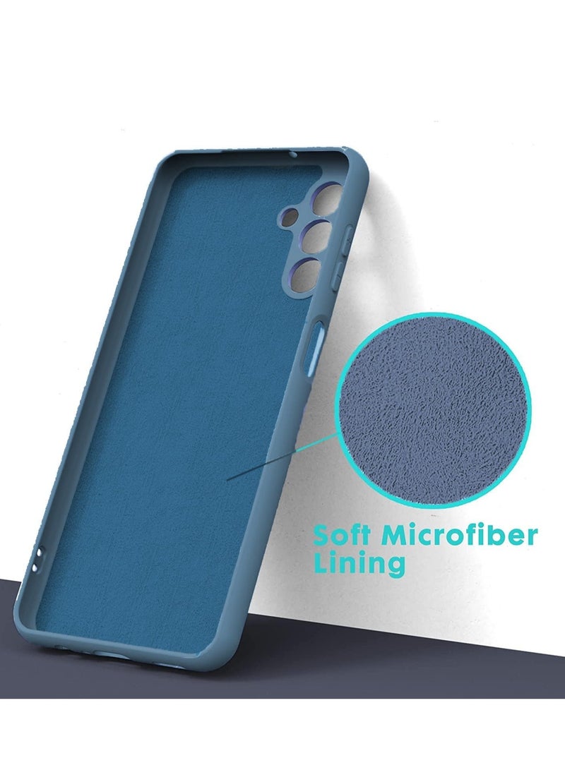 إلترازون Samsung Galaxy A24 4G Case – Liquid Soft Silicone Protective Cover, Anti-Scratch & Shockproof - Image 5