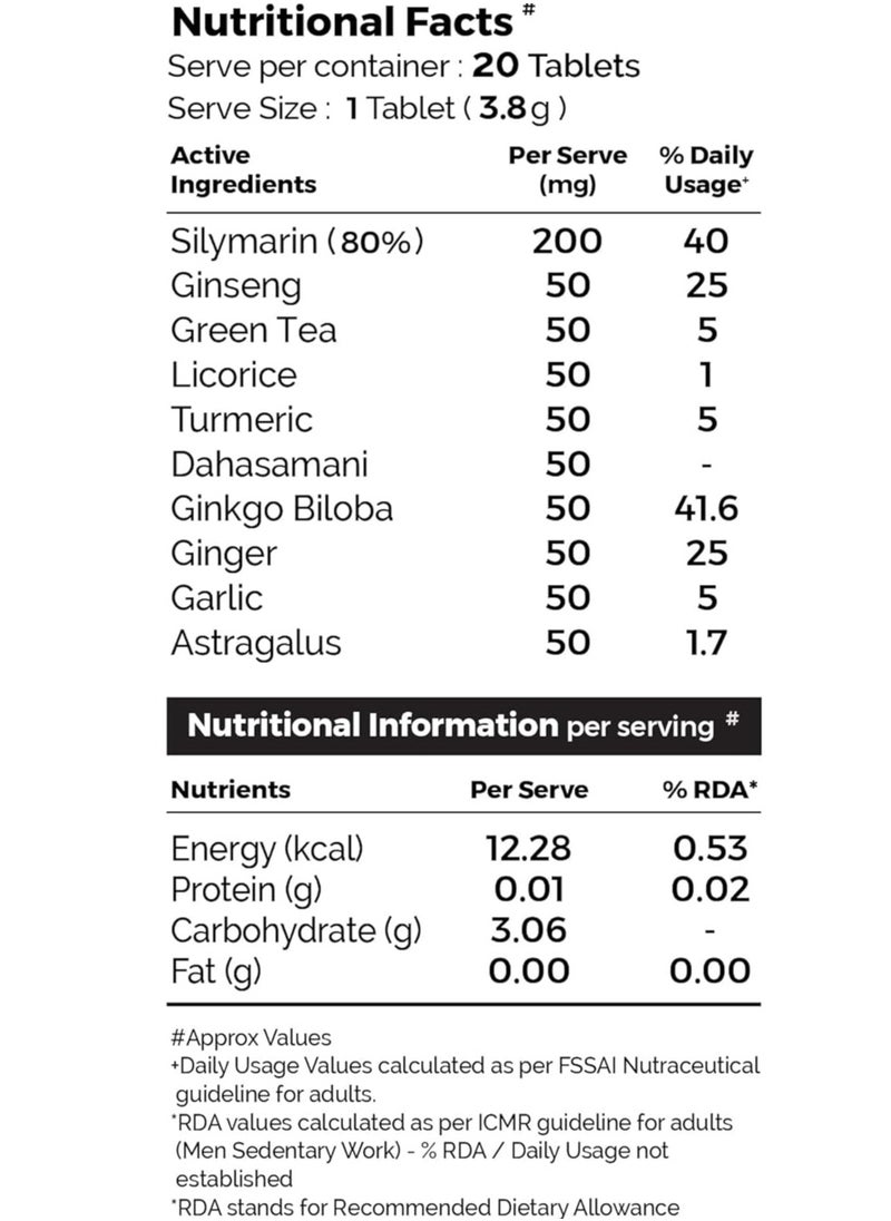 AURIC - Auric Liver Detox Effervescent Fizzy Water with 10 Ayurvedic Herbs Drop, Dissolve, Fizz, Drink 40 Tablets - Image 1