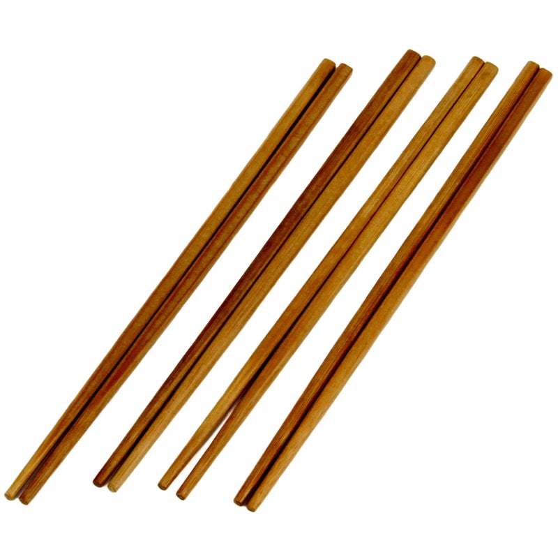 Chef Craft Select Bamboo Chopsticks 4 piece set Natural