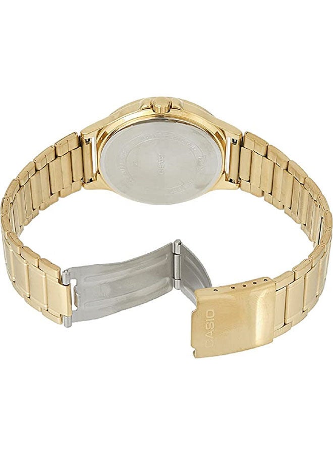 CASIO ساعة يد تناظرية من الفولاذ المقاوم للصدأ MTP-V300G-7AUDF - Image 3