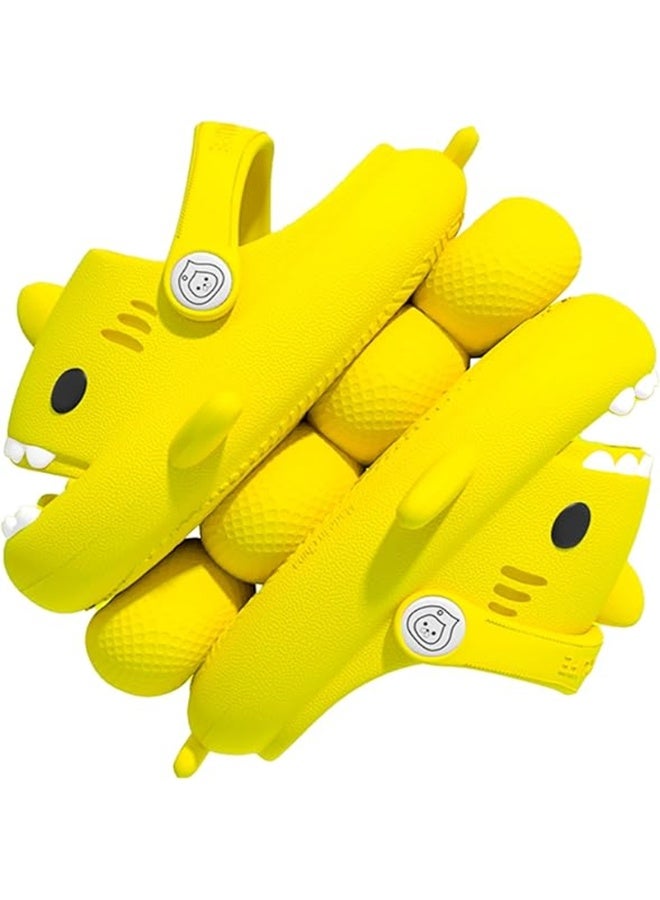 DubaiGallery Cute Cartoon Shark Slippers for Kids Lightweight EVA Clogs with Adjustable Strap, Comfortable Soft Sole, Breathable Quick Dry Summer Sandals for Toddlers, Boys and Girls Indoor Outdoor Casual Daily Footwear - Image 4