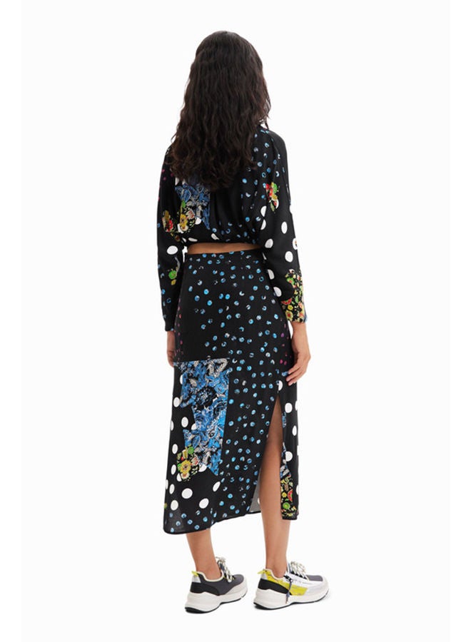 DESIGUAL فستان ميدي منقط  - Image 4
