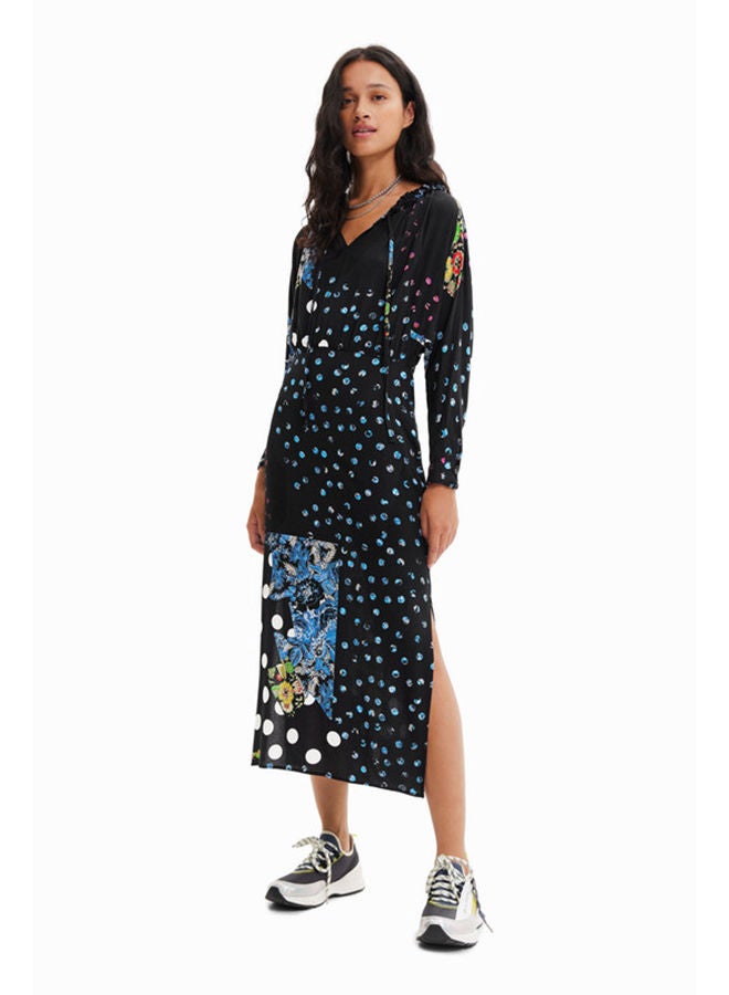 DESIGUAL فستان ميدي منقط  - Image 1