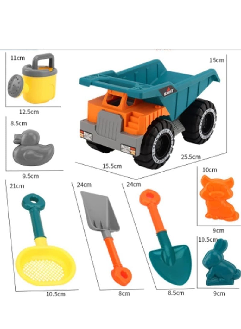 Bebiland Sand Toys for Toddlers Kids Sand Castle Toys with Beach Bucket, Beach Toys for Kids 3-10, Beach Sand Car Toys and Shovels, Kids Beach Playsets, Sandbox Toys for Kid, Travel Outdoor Toys - Image 2