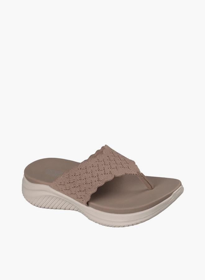 SKECHERS Women Ultra Flex 3.0 Thong Sandals - Image 1