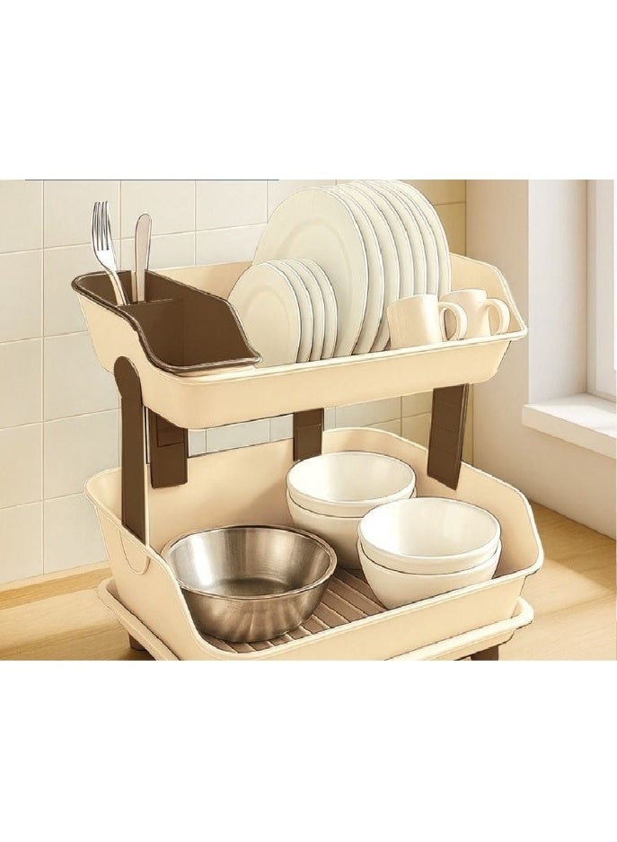 مطبقية عملية لتصفية الأكواب والأطباق وتنظيمها بعد الغسيل بسهولة.