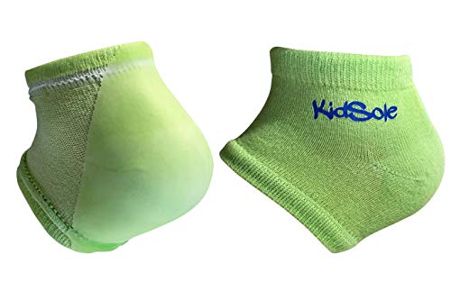 KidSole Gel Heel Strap for Kids with Heel Sensitivity from Severs Disease, Plantar Fasciitis. (Green) - Image 1