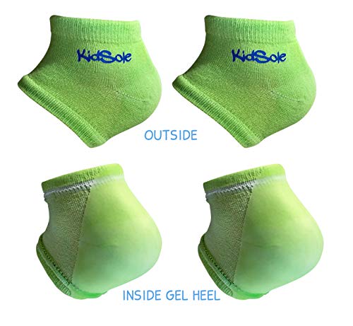 KidSole Gel Heel Strap for Kids with Heel Sensitivity from Severs Disease, Plantar Fasciitis. (Green) - Image 5
