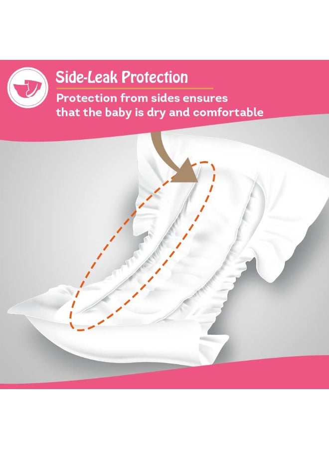 TEDDYY Baby Nappy Pads 60 Pads - Free Size, Side - Leak Protection, Soft Gel - Image 2