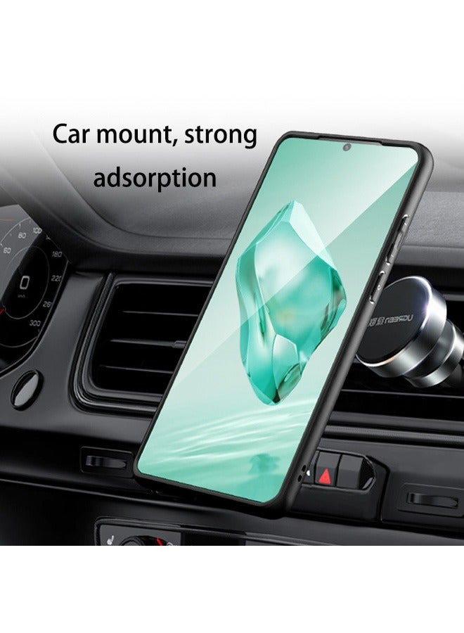 Magnetic Case for OnePlus Ace 3 5G, Frosted Translucent Back Protective Slim Phone Cover, Anti-Fingerprints, Anti-Fall Drop Protection, Shockproof Case for OnePlus Ace 3 5G (Black) - Image 5