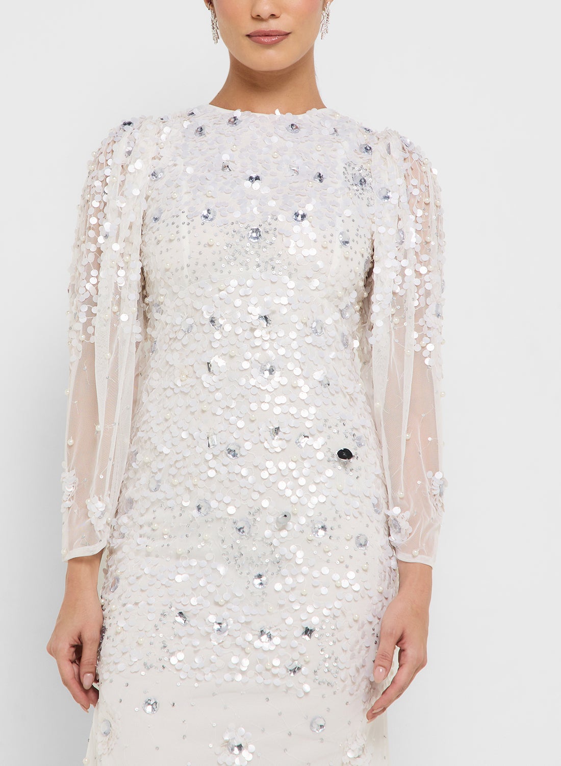 فستان ماكسي مزين