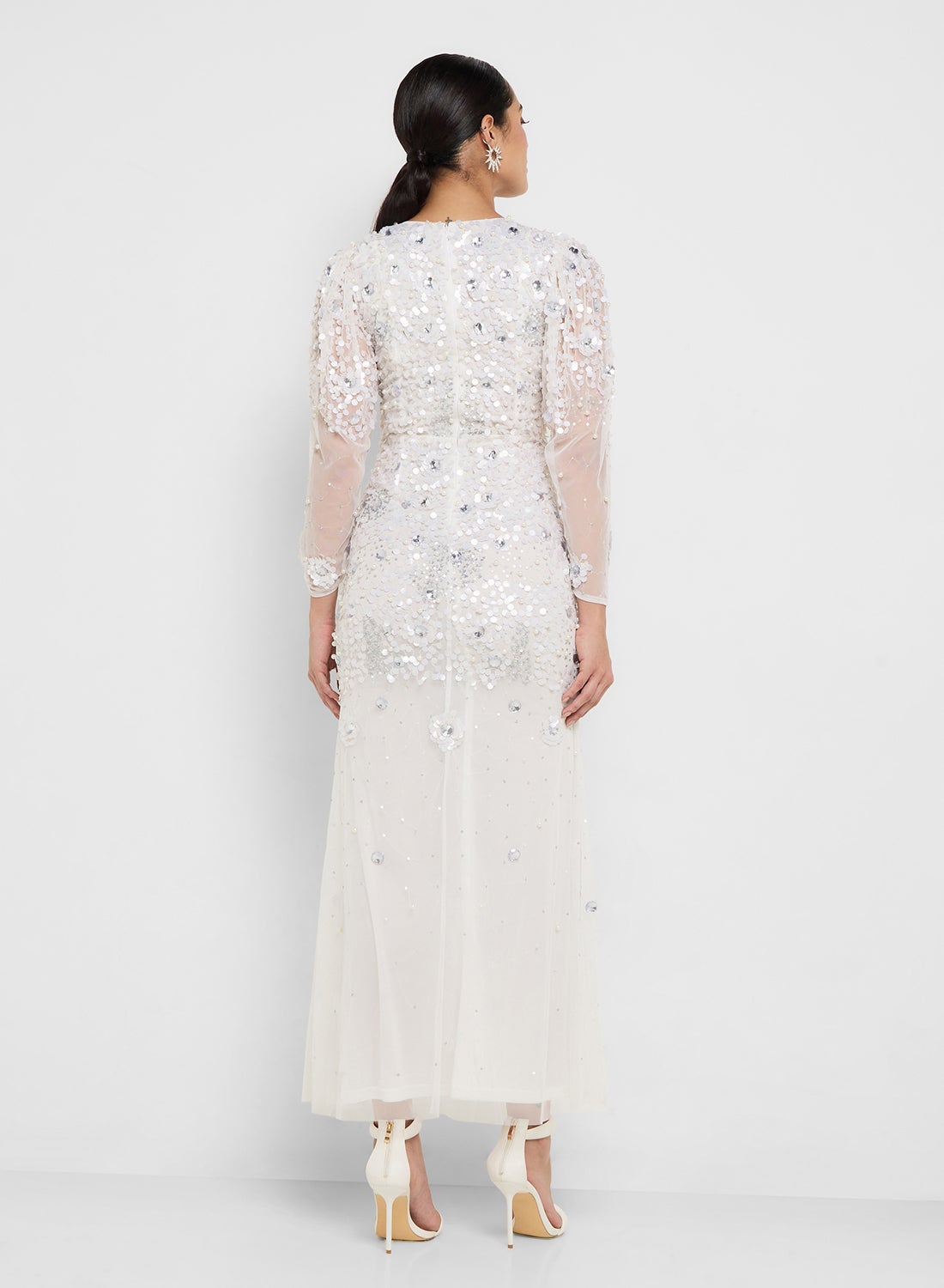 فستان ماكسي مزين