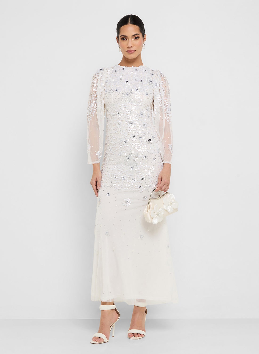 فستان ماكسي مزين