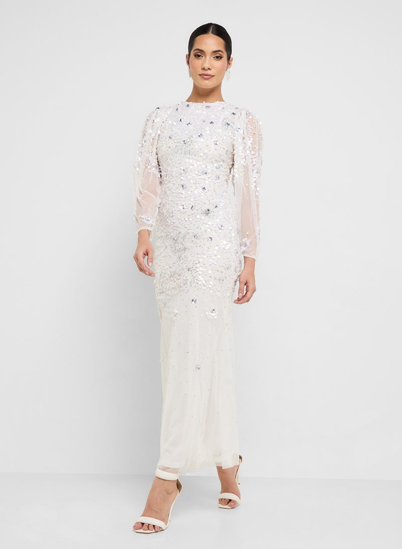 اميليا روز فستان ماكسي مزين - Image 1