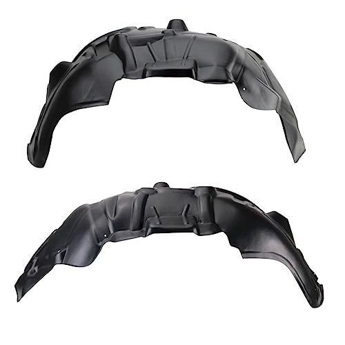 TRQ Front Inner Fender Liner Set Compatible with 2009-2010 Dodge Ram 1500 2011-2014 Ram 1500 CH1248152 CH1249152 - Image 1