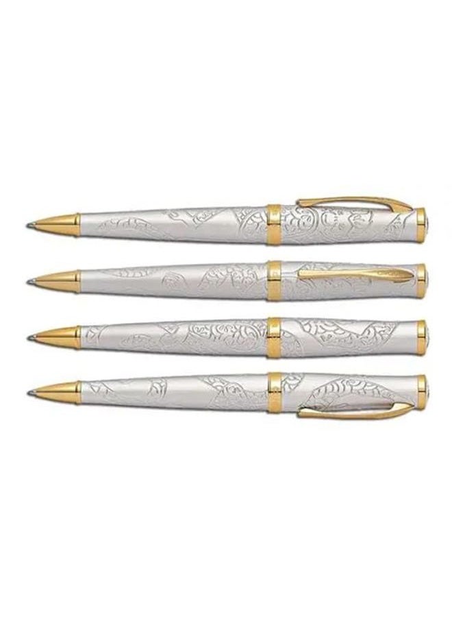 Cross Year of The Monkey Ballpoint Pen - Brushed Platinum Plate - Image 3