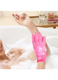 Generic Exfoliating Gloves, Premium Scrub, Double Sided Bath Gloves, Skin Exfoliator for Body, Spa Massage Dead Skin Cell Remover, Shower Accessories for Women Man  - Image 3