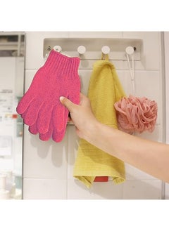 Generic Exfoliating Gloves, Premium Scrub, Double Sided Bath Gloves, Skin Exfoliator for Body, Spa Massage Dead Skin Cell Remover, Shower Accessories for Women Man  - Image 5