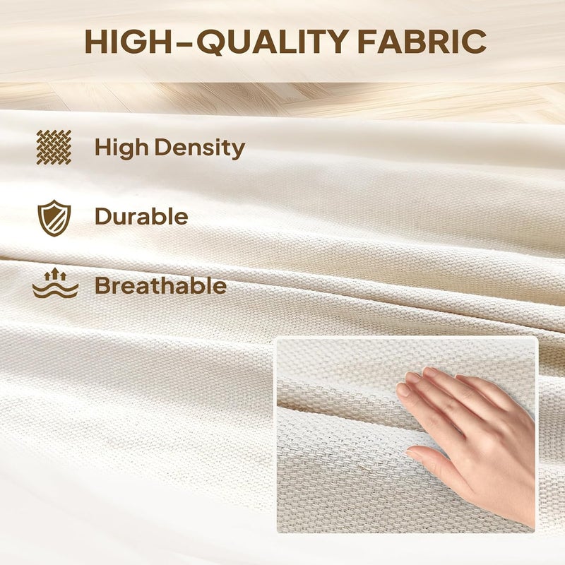 Anyoo Garden Cotton Hammock Comfortable Fabric Hammock with Tree Straps for Hanging Durable Hammock Up to 450lbs Portable Hammock with Travel Bag,Perfect for Camping Outdoor/Indoor Patio Backyard - Image 3