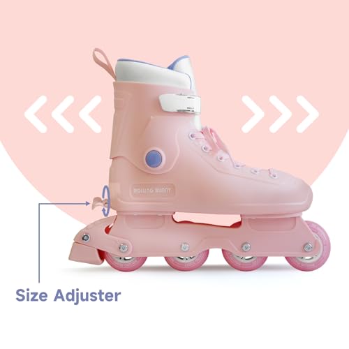 RollingBunny Inline Skates for Women - Adjustable Size Roller Blades for Adult Female, Hard Shell ABEC-7, Smooth and Comfortable - Image 2