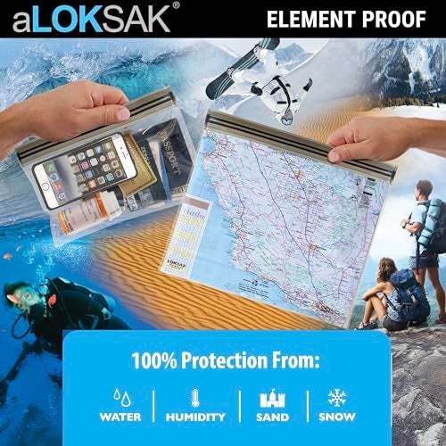 LOKSAK - aLOKSAK Waterproof Cellphone Dry Bags - Airtight Underwater Phone Pouch - Touch Screen Compatible - Diving Certified (2-Pack - 3in x 6in) - Image 4