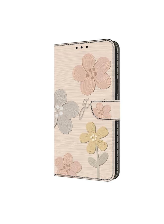 Fresh Painted Leather Wallet Phone Case for Redmi Note 12 4G Global - Image 3
