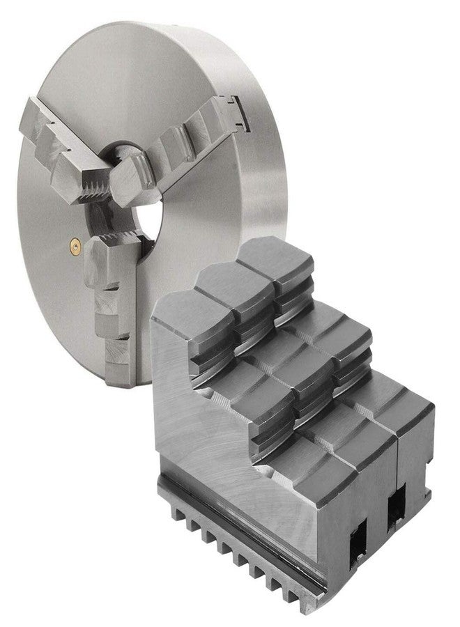 Brrnoo 20CrMnTi High Hardness Internal Jaw Lathe Chuck, Working Performance for K11-200 8in, Adopts 20CrMnTi Material, Delicate and Elegant, High Durability, Standard - Image 4